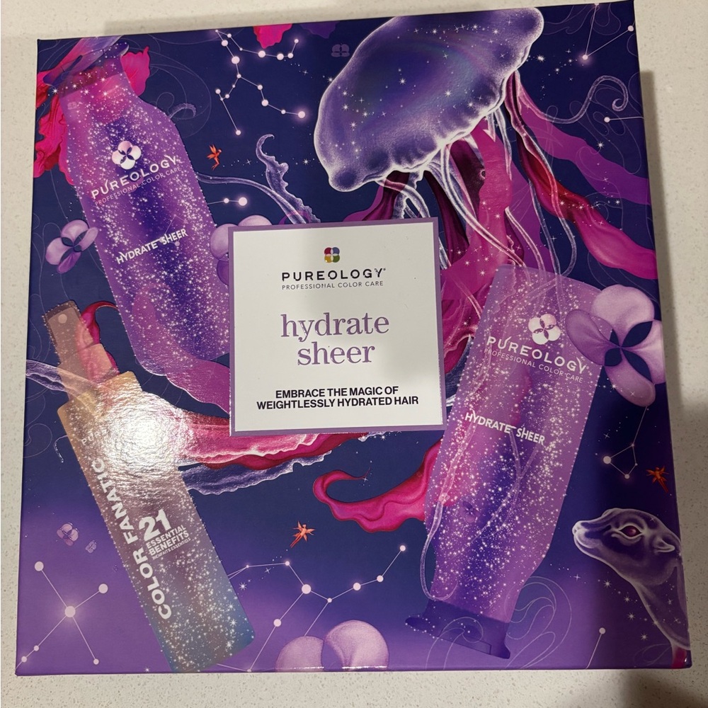 Pureology Hydrate Sheer Set - Purple and Pink